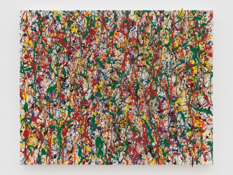 Morgan Fisher, Three Gray Paintings (blue/orange, yellow/violet, red/green), 2022 , Bortolami Gallery