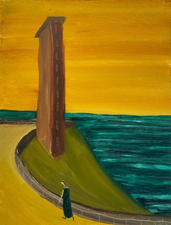 Ish Lipman, Towards the Tower, 2022, Praz-Delavallade
