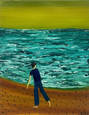 Ish Lipman, At the Water's Edge, 2022, Praz-Delavallade
