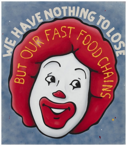Riiko Sakkinen, We Have Nothing to Lose But Our Fast Food Chains, 2021 , Galerie Forsblom