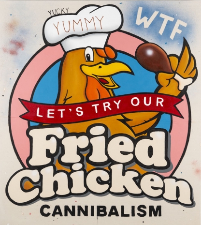 Riiko Sakkinen, Fried Chicken Cannibalism, 2019 , Galerie Forsblom