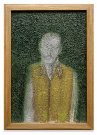 Richard Artschwager, Self Portrait with Green Background, 2009, Sprüth Magers