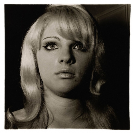 Diane Arbus, Blonde girl with shiny lipstick, N.Y.C., 1967 , David Zwirner