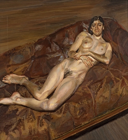 Lucian Freud, Naked Portrait on a Red Sofa, 1989 - 1991 , Gagosian