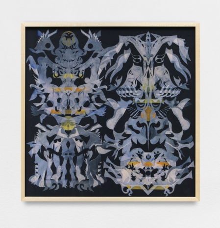 Haegue Yang, Sap-Powered Webfooted Soul Sheet – Mesmerizing Mesh #122, 2022, Galerie Chantal Crousel
