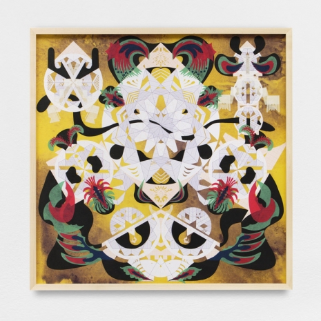 Haegue Yang, Panda Crab Radial Folds – Mesmerizing Mesh #112, 2022, Galerie Chantal Crousel