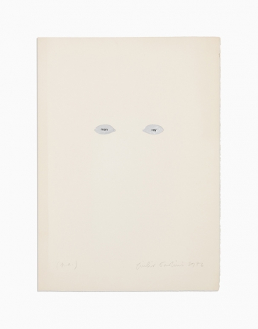 Giulio Paolini, Senza Titolo (Man Ray) [Untitled (Man Ray)], 1976 , Marian Goodman Gallery