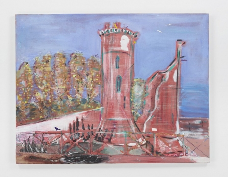 Merlin James, Castle (Red), 1983-1985 , Anton Kern Gallery