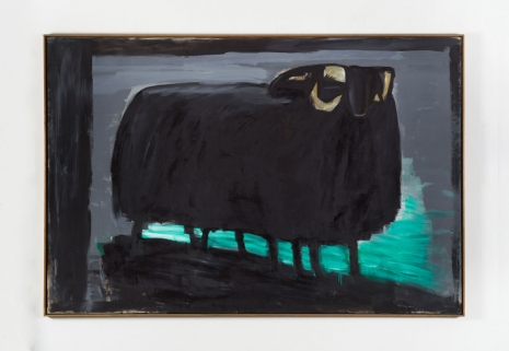 Karl Horst Hödicke, Black sheep at the ocean, 1982 , KÖNIG GALERIE