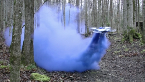 Roman Signer, Roman Signer Blauer Rauch / Blue Smoke, 2016, Art : Concept