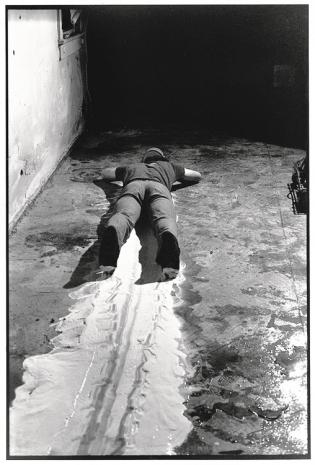 Paul McCarthy, Face Painting - Floor, White Line, 1972 , Hauser & Wirth