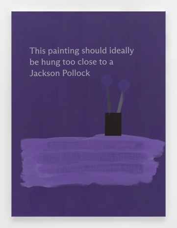 Jonathan Monk, This Painting (Pollock), 2022 , Casey Kaplan
