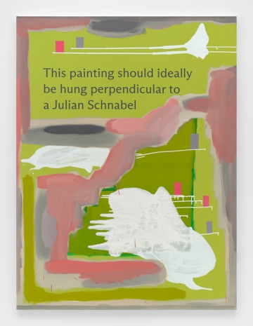 Jonathan Monk, This Painting (Schnabel), 2022 , Casey Kaplan