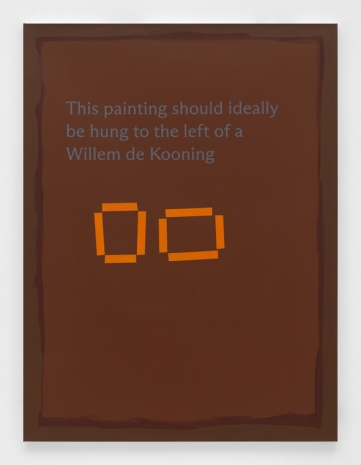 Jonathan Monk, This Painting (Kooning), 2022 , Casey Kaplan