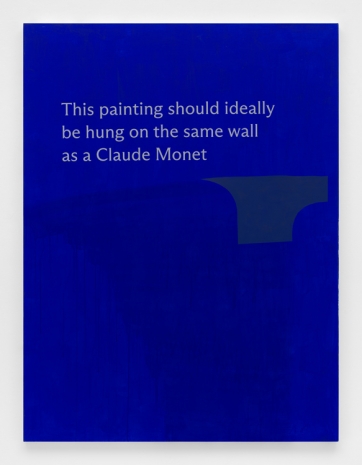 Jonathan Monk, This Painting (Monet), 2022 , Casey Kaplan