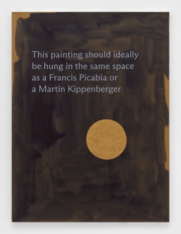 Jonathan Monk, This Painting (Picabia Kippenberger), 2022 , Casey Kaplan