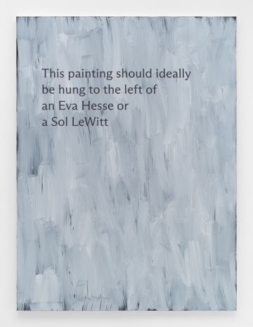 Jonathan Monk, This Painting (Hesse LeWitt), 2022 , Casey Kaplan