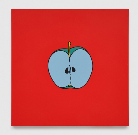 Michael Craig-Martin , Untitled (apple red), 2022 , Bortolami Gallery