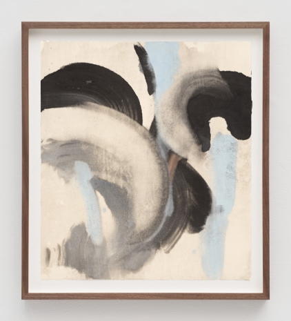 Mary Weatherford, Untitled with Blue, 2022 , Gagosian