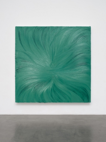 Jason Martin, Untitled (Viridian light/Scheveningen green deep), 2022, Lisson Gallery