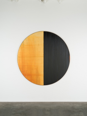 Callum Innes, Untitled Lamp Black / Quinacridone Gold, 2022 , Sean Kelly