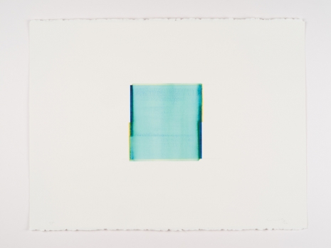 Callum Innes, Cerulean Blue / Transparent Yellow, 2022 , Sean Kelly