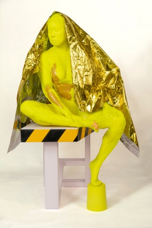 Ellen Jong, The Yellow Looking Glass, 2021 , Praz-Delavallade