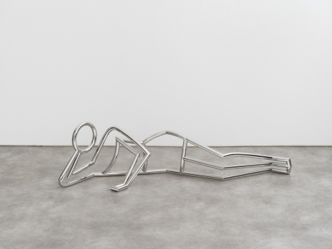 Julian Opie, Figure 1, position 2, 2022, Lisson Gallery