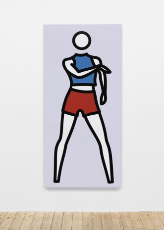 Julian Opie, Dance 5 figure 1 step 2, 2022 , Lisson Gallery