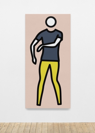 Julian Opie, Dance 5 figure 2 step 2, 2022 , Lisson Gallery
