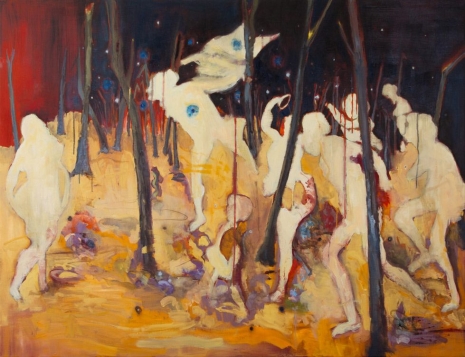 Uwe Wittwer , In the Woods after Titian, 2022 , Monica De Cardenas