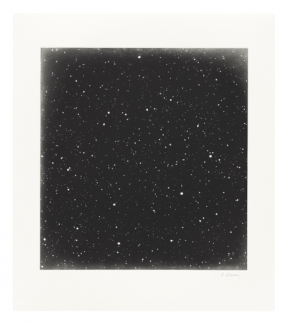 Vija Celmins , Untitled (Dark Sky 3), 2016 , Matthew Marks Gallery