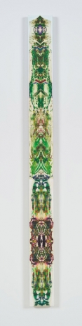 Philip Taaffe, Columnar Figure IV (Chthonic), 2022 , Luhring Augustine Tribeca