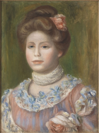 Pierre-Auguste Renoir, Femme au collier de perles, c. 1900, Gagosian