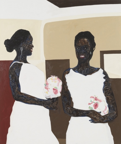 Amoako Boafo , Brides Reflection, 2021, Gagosian