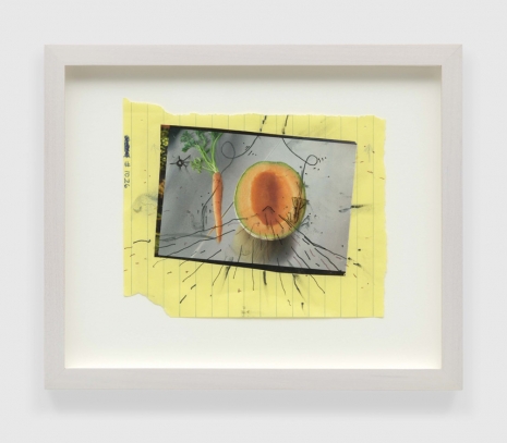 Pope.L, Failure Drawing #1026 Rocket falling, Carrot and Mellon, 2004, David Zwirner