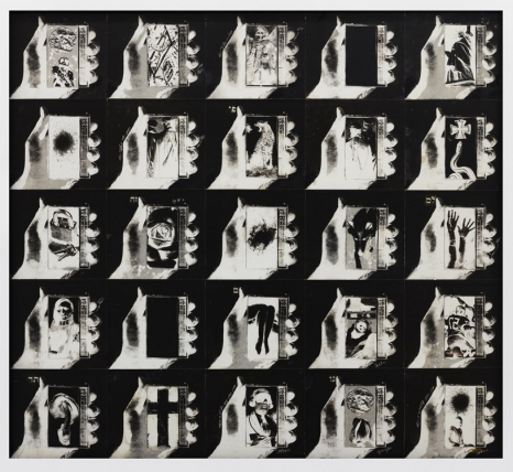 Wallace Berman , Untitled I-III, 1975 , galerie frank elbaz