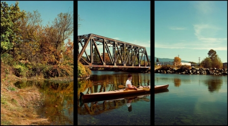Rodney Graham, Paddler, Mouth of the Seymour, 2012 – 2013, Hauser & Wirth Somerset