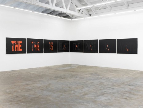 Scott Myles, THE INK IS BLACK THE PAGE IS WHITE, 2013, David Kordansky Gallery