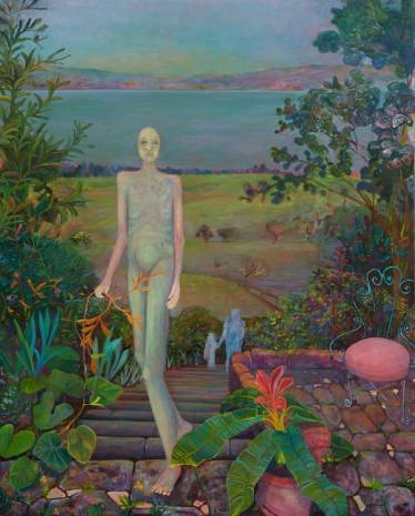 Andriu Deplazes , Körper im Aufgang (Body in staircase), 2022 , Galerie Peter Kilchmann