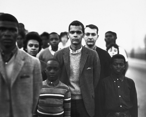 Richard Avedon, Student Non-Violent Coordinating Committee, headed by Julian Bond, Atlanta, Georgia, March 23, 1963, , Gagosian