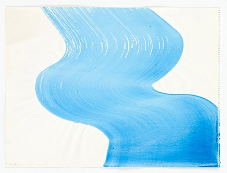 Heidi Bucher, Untitled (Wasserzeichnung / Water drawing), 1985 , Lehmann Maupin