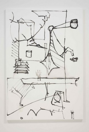 Richard Aldrich, Automatic Drawing, 2011, Bortolami Gallery