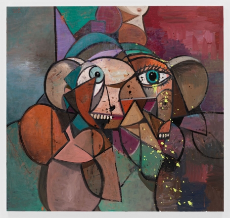 George Condo, Abstract Portrait Composition, 2022 , Hauser & Wirth