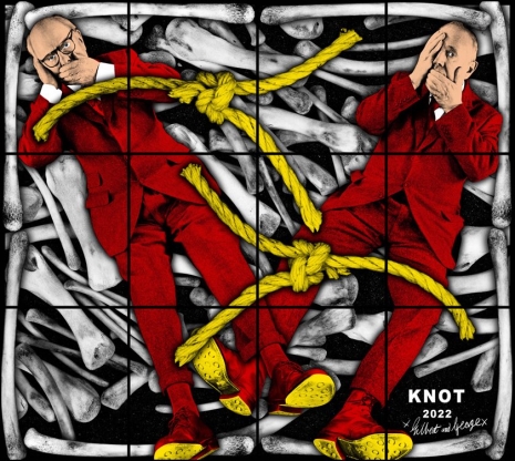 Gilbert & George, KNOT, 2022 , White Cube