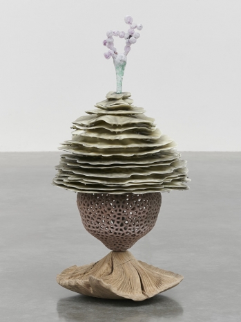 Marguerite Humeau, The Guardian of Termitomyces, 2023 , White Cube