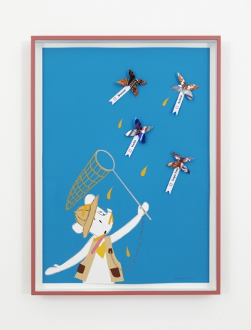 Simon Fujiwara, Who's Chasing a Whole New Who? (Butterfly Catcher), 2022 , Giò Marconi
