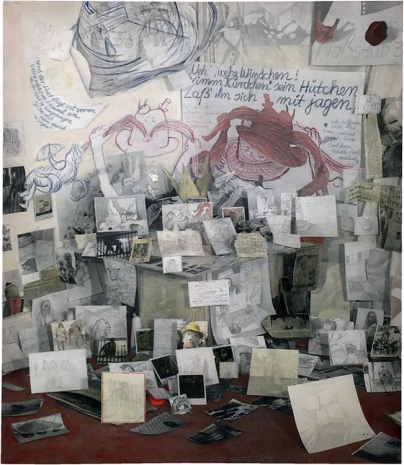 Anna Oppermann, single canvas (Digitalis purpurea), 1982 , Galerie Barbara Thumm