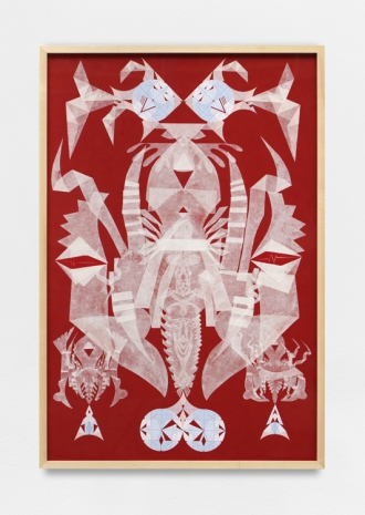 Haegue Yang , Air-Pocket-Powered Stretching Soul Sheet – Mesmerizing Mesh #100, 2022, Galerie Chantal Crousel