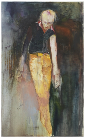 Johannes Kahrs, untitled (small figure with golden trousers), 2022 , Zeno X Gallery